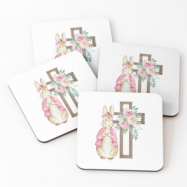 Item preview, Pink Peter Rabbit Happy Easter designed and sold by SvetlanaArt.