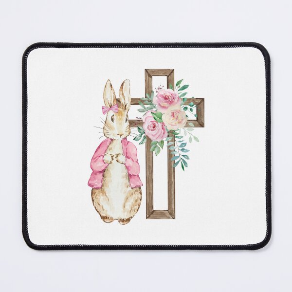 Item preview, Pink Peter Rabbit Happy Easter designed and sold by SvetlanaArt.