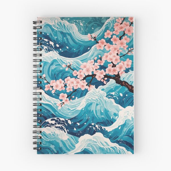 Item preview, Cherry Blossoms over Azure Tides designed and sold by optimusprime39.