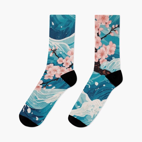 Item preview, Cherry Blossoms over Azure Tides designed and sold by optimusprime39.