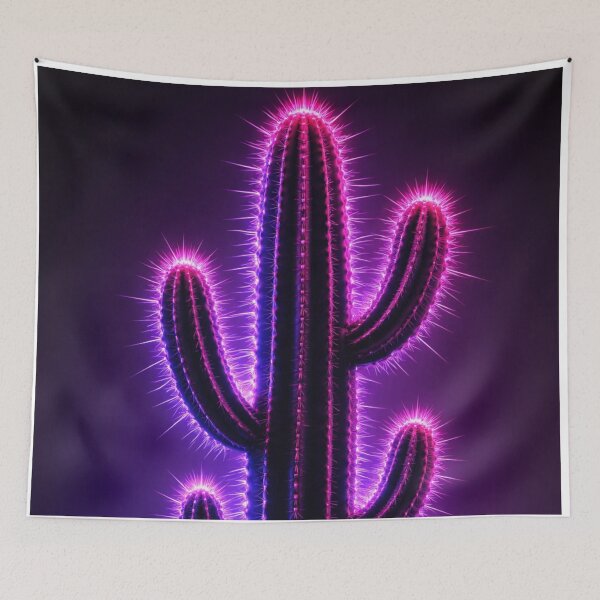 Item preview, Neon Cyberpunk Cactus Glow designed and sold by PixelVibe782.