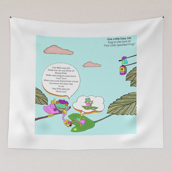 Item preview, One Little Easy Job - Five Little Speckled Frogs designed and sold by tuneinwithamy.