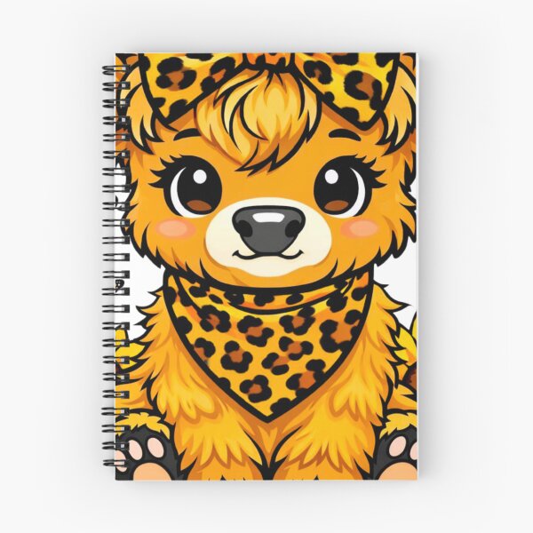Item preview, Cute Leopard Cow with Sunflowers and Butterflies designed and sold by brexastore.