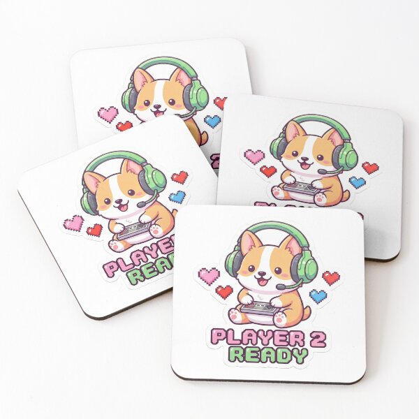Item preview, Player 2 Ready Gamer Corgi designed and sold by GemajoStudio.