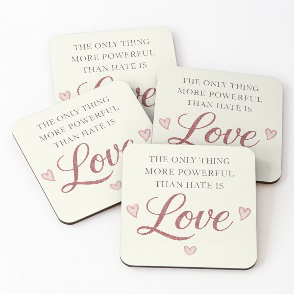Item preview, The Only Thing More Powerful Than Hate Is Love 5 designed and sold by D4nnyBoiArt.