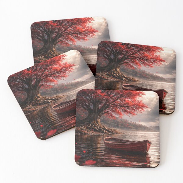 Item preview, Crimson Serenity Lake designed and sold by PixelVibe782.
