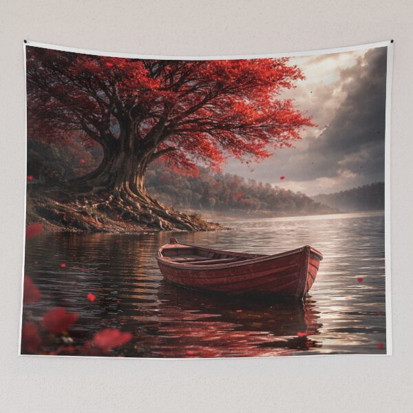 Item preview, Crimson Serenity Lake designed and sold by PixelVibe782.