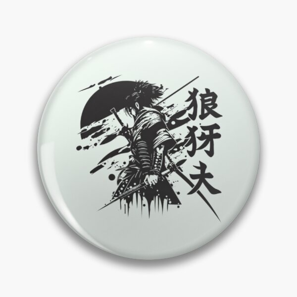 Item preview, Dark Samurai Grunge Art – Japanese Warrior Streetwear Design designed and sold by SoftMintDesigns.