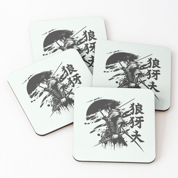 Item preview, Dark Samurai Grunge Art – Japanese Warrior Streetwear Design designed and sold by SoftMintDesigns.