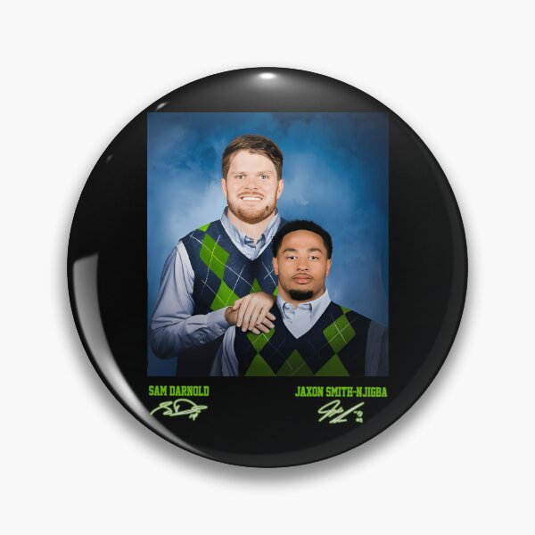 Item preview, Sam Darnold Jaxon Smith Njigba Football Step Brother designed and sold by KareemELbaroudy.
