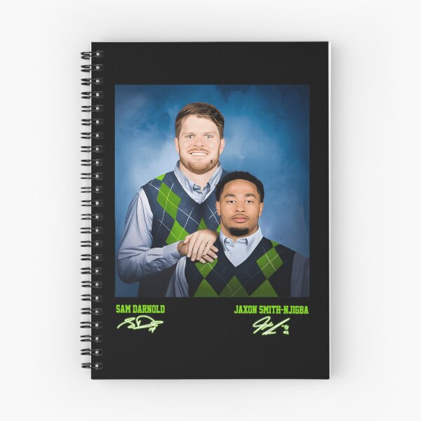 Item preview, Sam Darnold Jaxon Smith Njigba Football Step Brother designed and sold by KareemELbaroudy.