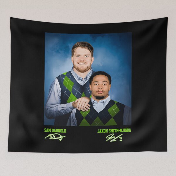 Item preview, Sam Darnold Jaxon Smith Njigba Football Step Brother designed and sold by KareemELbaroudy.