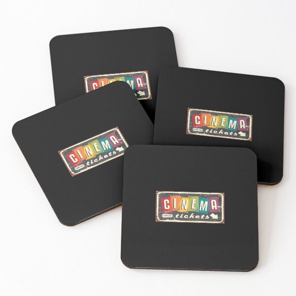 Item preview, Cinema Ticket Design - Cinema 4K  Vintage Cinema - Rainbow designed and sold by grc23.