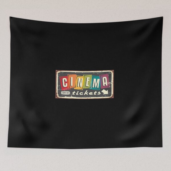 Item preview, Cinema Ticket Design - Cinema 4K  Vintage Cinema - Rainbow designed and sold by grc23.