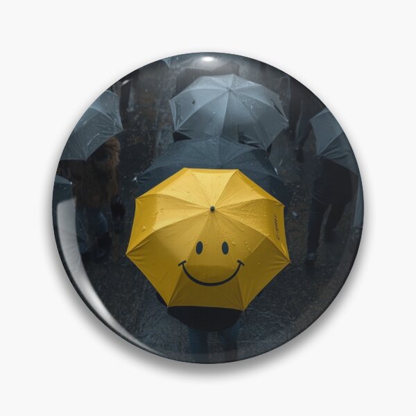 Item preview, Yellow Umbrella in the Rain designed and sold by PixelVibe782.
