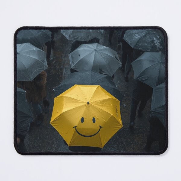 Item preview, Yellow Umbrella in the Rain designed and sold by PixelVibe782.