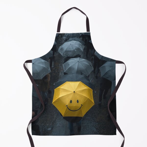 Item preview, Yellow Umbrella in the Rain designed and sold by PixelVibe782.