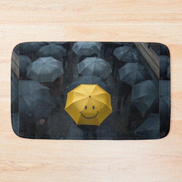Item preview, Yellow Umbrella in the Rain designed and sold by PixelVibe782.
