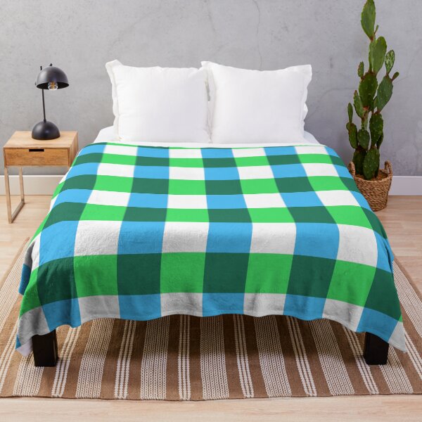 Item preview, Green and Blue Gingham designed and sold by KatelynDesigns-.