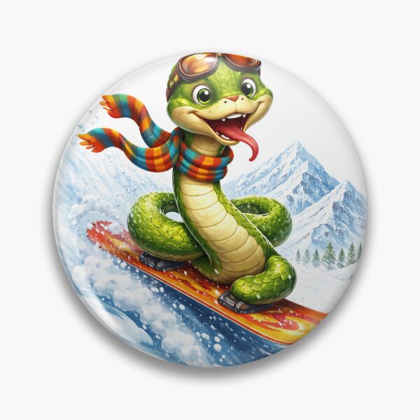 Item preview, Snowboard Snake designed and sold by Orbit&Ink.
