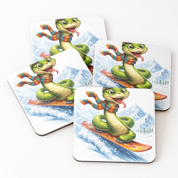 Item preview, Snowboard Snake designed and sold by Orbit&Ink.