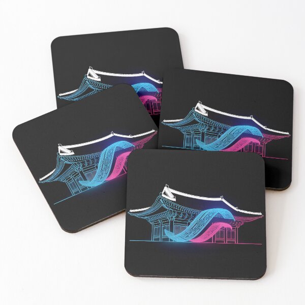 Item preview, Neon Heritage: Gyeongbokgung Palace designed and sold by kkookshop.