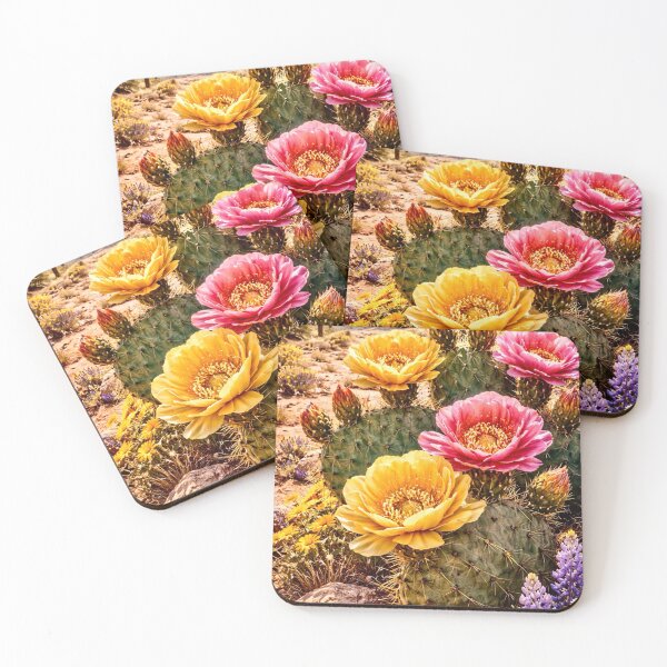 Item preview,  Cactus Bloom - Southwest Wildflower Art designed and sold by Myra365Art.