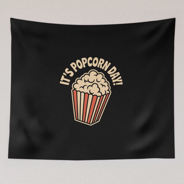 Item preview, Its Popcorn Day Theater Cozy Snack Food Movie Night Cinema designed and sold by grc23.
