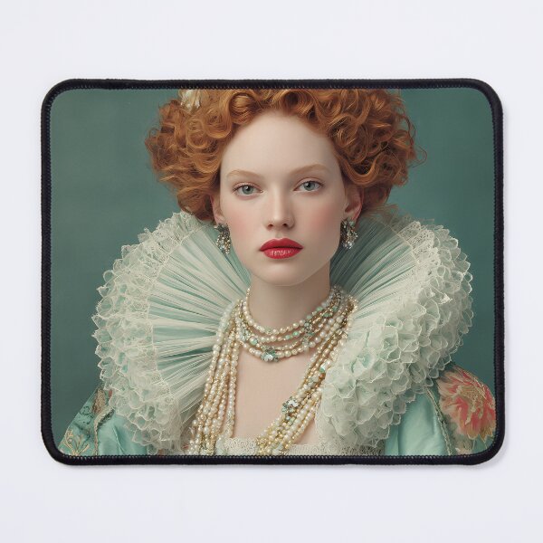 Item preview, Elizabethan Inspired Queen Portrait – Tudor Era Fashion Art Print, Regal Renaissance Wall Decor designed and sold by Mindrender.