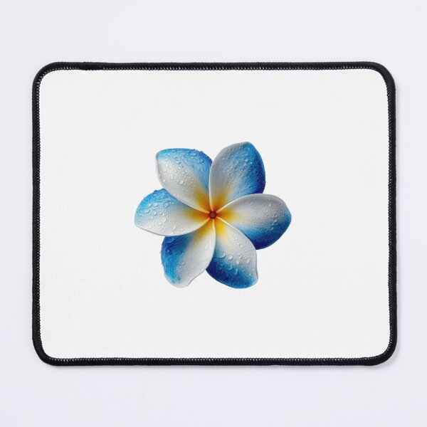 Item preview, Blue plumeria flower designed and sold by LuxChu.