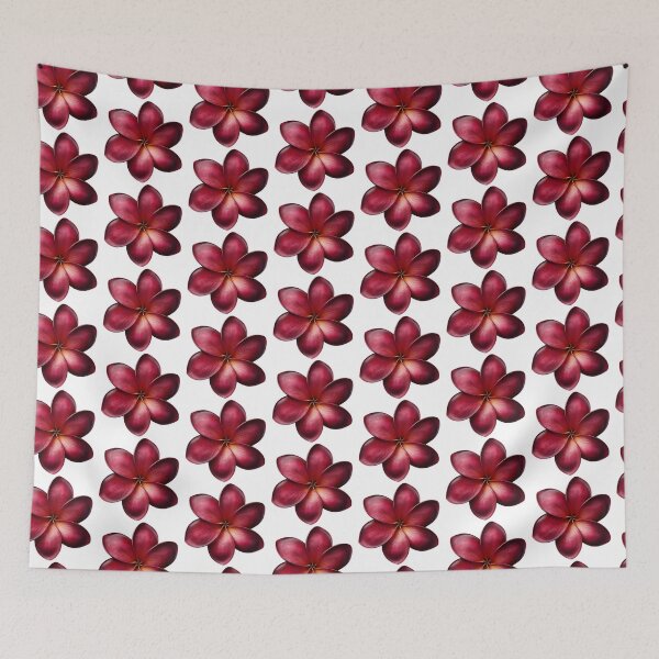 Item preview, Red Plumeria Flower  designed and sold by LuxChu.