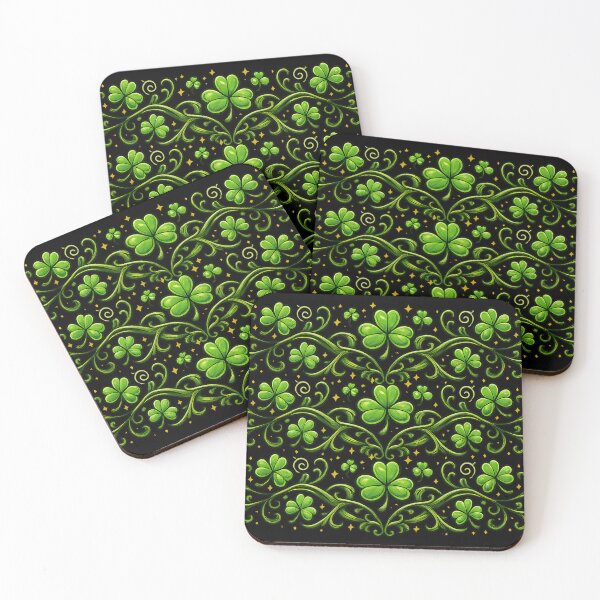 Item preview, A Shamrock Field for St Patrick’s Day – Irish Shamrock Graphic Tee & Holiday Gifts designed and sold by Teetreasure2.