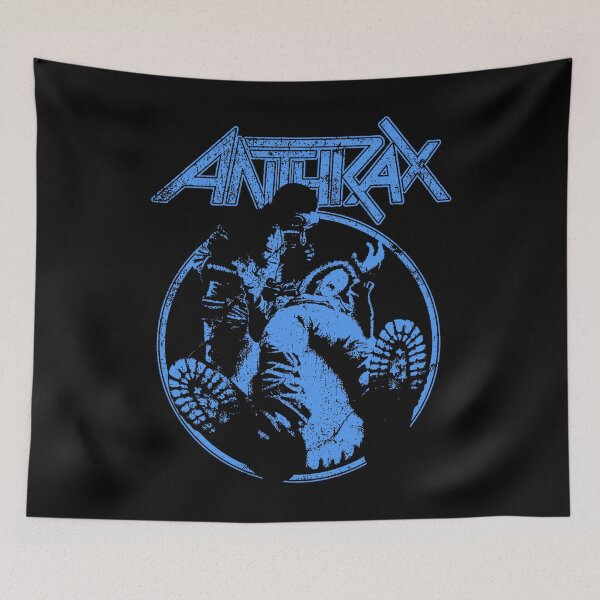 Item preview, Blue Sillhouette Groove Metal Band designed and sold by GlamRetro.