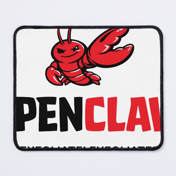 Item preview, OpenClaw Logo with exfoliate tagline designed and sold by Transitive BS.
