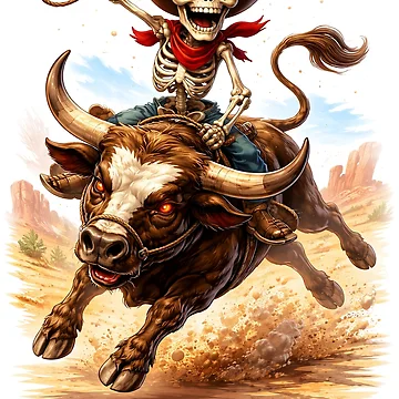 Artwork thumbnail, Dead Rider Rodeo by Orbit&Ink