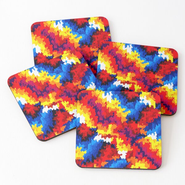 Item preview, Superhero Blues Pixels designed and sold by Mermaid's Whimsy.