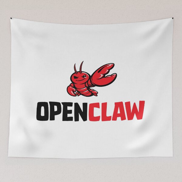 Item preview, OpenClaw Logo designed and sold by Transitive BS.