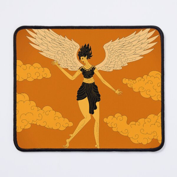 Item preview, keres winged female creature from greek mythology designed and sold by matintheworld ( delcarmat ).