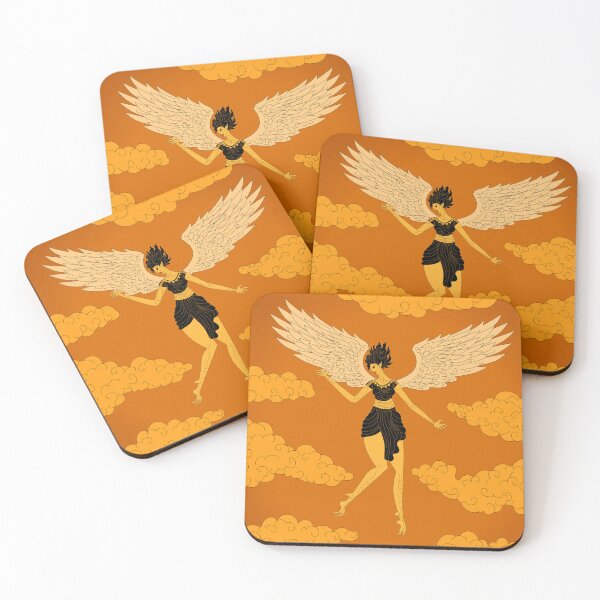 Item preview, keres winged female creature from greek mythology designed and sold by matintheworld ( delcarmat ).