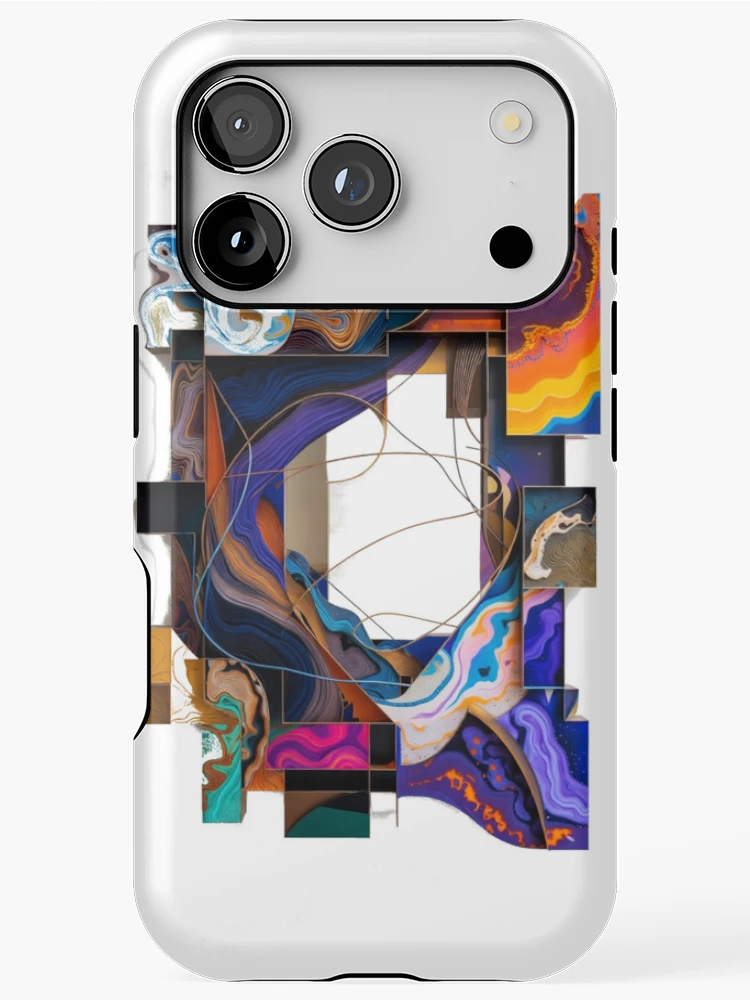 Thumbnail 1 of 4, iPhone Case, mixture designed and sold by R-btees.