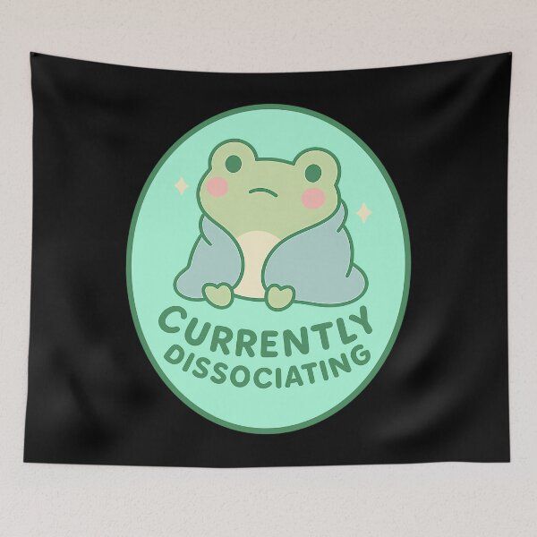Item preview, Currently Dissociating Blank Stare Frog designed and sold by pcyfptma69.