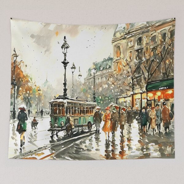 Item preview, Porte Saint-Denis in the Belle Époque - 16 designed and sold by artdesignsnow.
