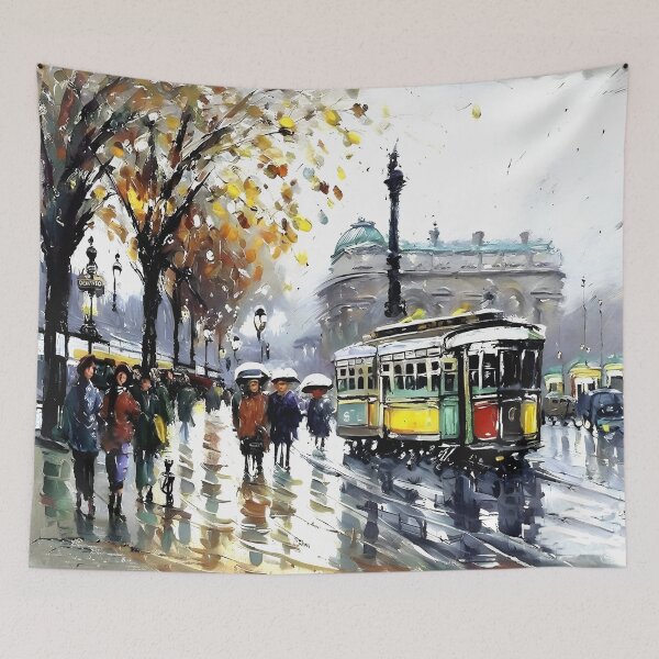 Item preview, Porte Saint-Denis in the Belle Époque - 12 designed and sold by artdesignsnow.