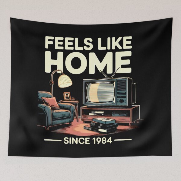 Item preview, Feels Like Home 80s Retro Vintage Aesthetic designed and sold by SplashTastic.