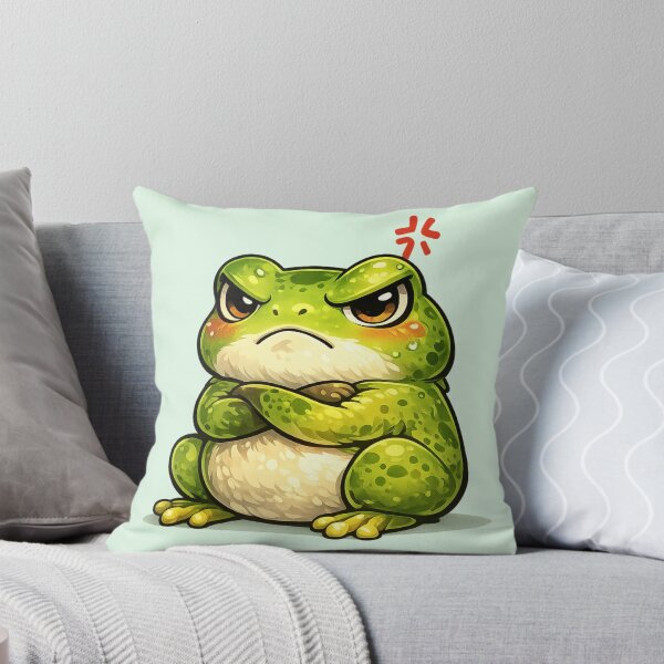 Item preview, Grumpy Kawaii Frog designed and sold by Ivy-Triggs.