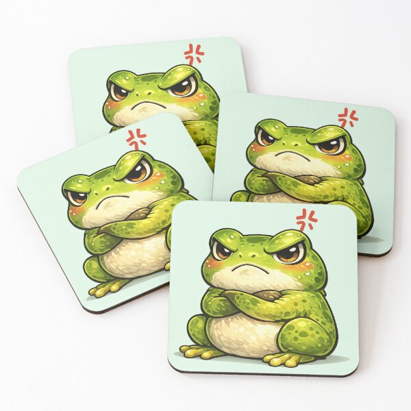 Item preview, Grumpy Kawaii Frog designed and sold by Ivy-Triggs.