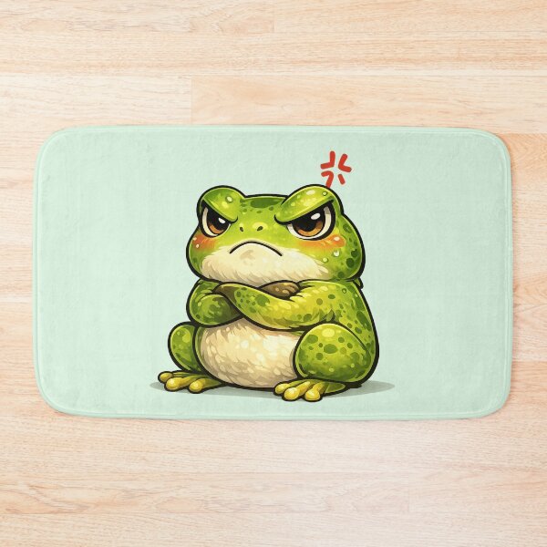 Item preview, Grumpy Kawaii Frog designed and sold by Ivy-Triggs.