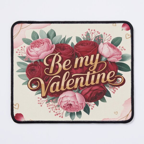 Item preview, Be My Valentine Roses | Romantic Floral Bouquet Heart designed and sold by Midnight Veil Designs.
