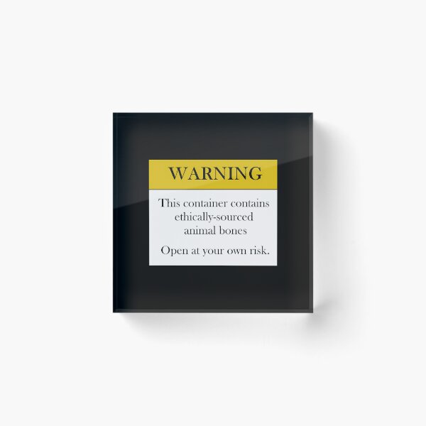 Item preview, Vulture Culture Warning Label designed and sold by pcyfptma69.