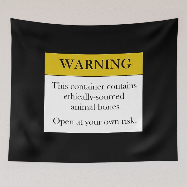 Item preview, Vulture Culture Warning Label designed and sold by pcyfptma69.
